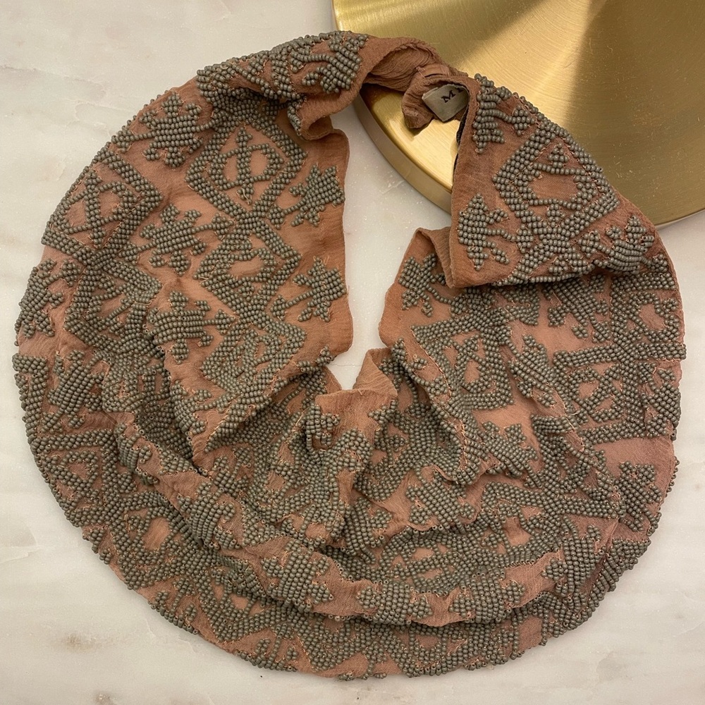 Mignonne Gavigan beaded necklace scarf